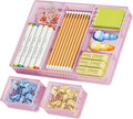 Marbrasse 3 Packs Desk Drawer Organizers, Metal Mesh Dividers by Marbrasse