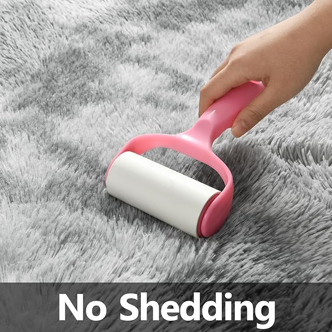 Large Shag Area Rugs 9 x 12, Tie-Dyed Plush Fuzzy Rugs - Image 5