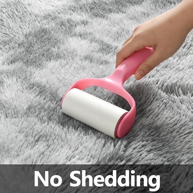 Large Shag Area Rugs 8 x 10, Tie-Dyed Plush Fuzzy Rugs - Image 5