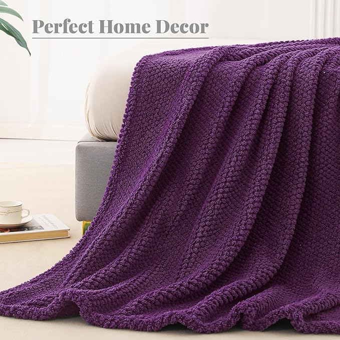 Whale Flotilla Queen Size Fuzzy Fleece Blanket - Image 7