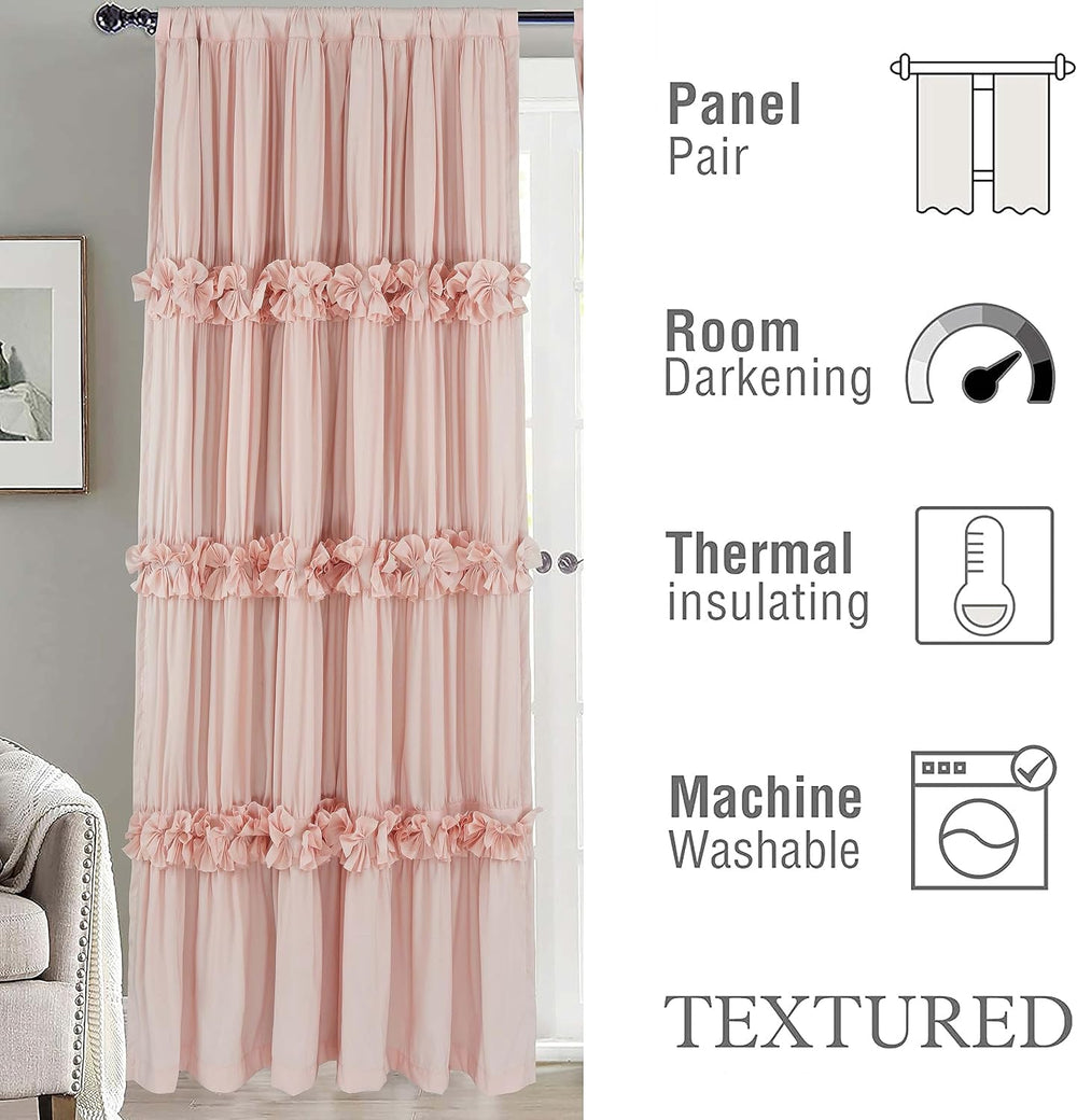 Homechoice Decor Thermal Insulated Window Curtains, 54"W x 84"L x 2...