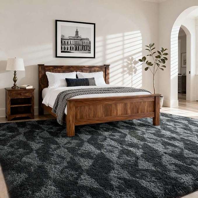 8x10 Ft Extra Large Shag Rugs for Bedroom Living Room for Men Boys, Tie Dyed - Image 2