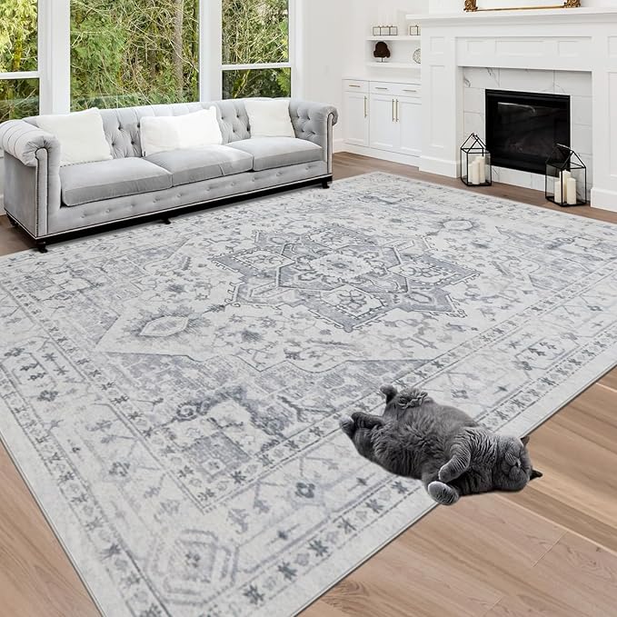 Area Rug 8x10 Washable Area Rugs - Image 9