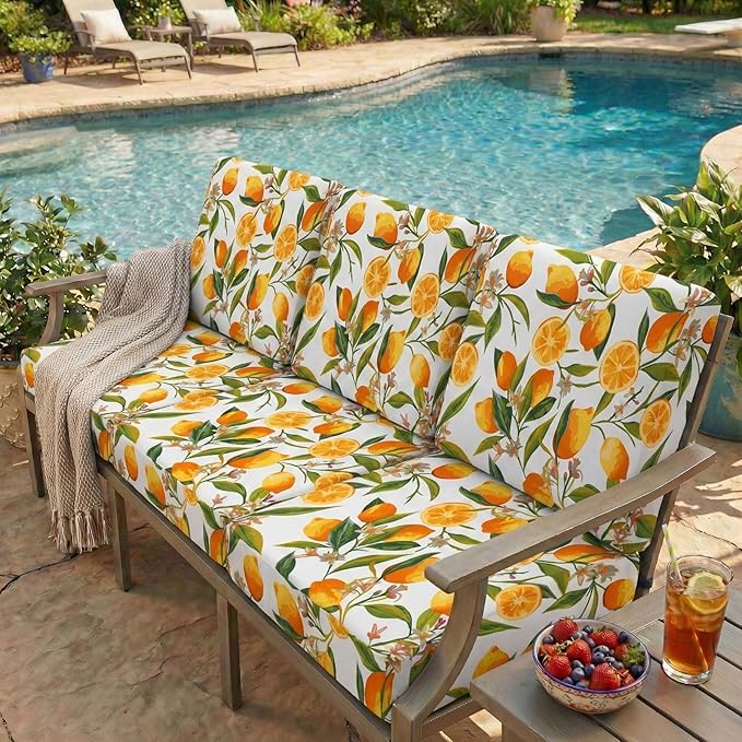 hyha Printed Couch Cushion Covers, Floral Sofa Covers Washable - Image 7