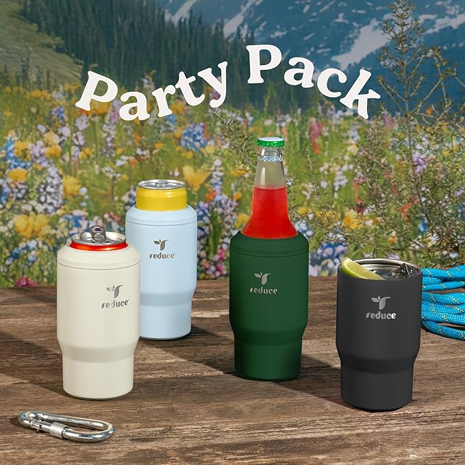 Reduce 4-in-1 Drink Cooler -Versatile Can & Bottle Holder