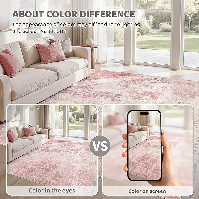UERMEI 5x7 Area Rug Living Room Rugs Thickened - Image 6