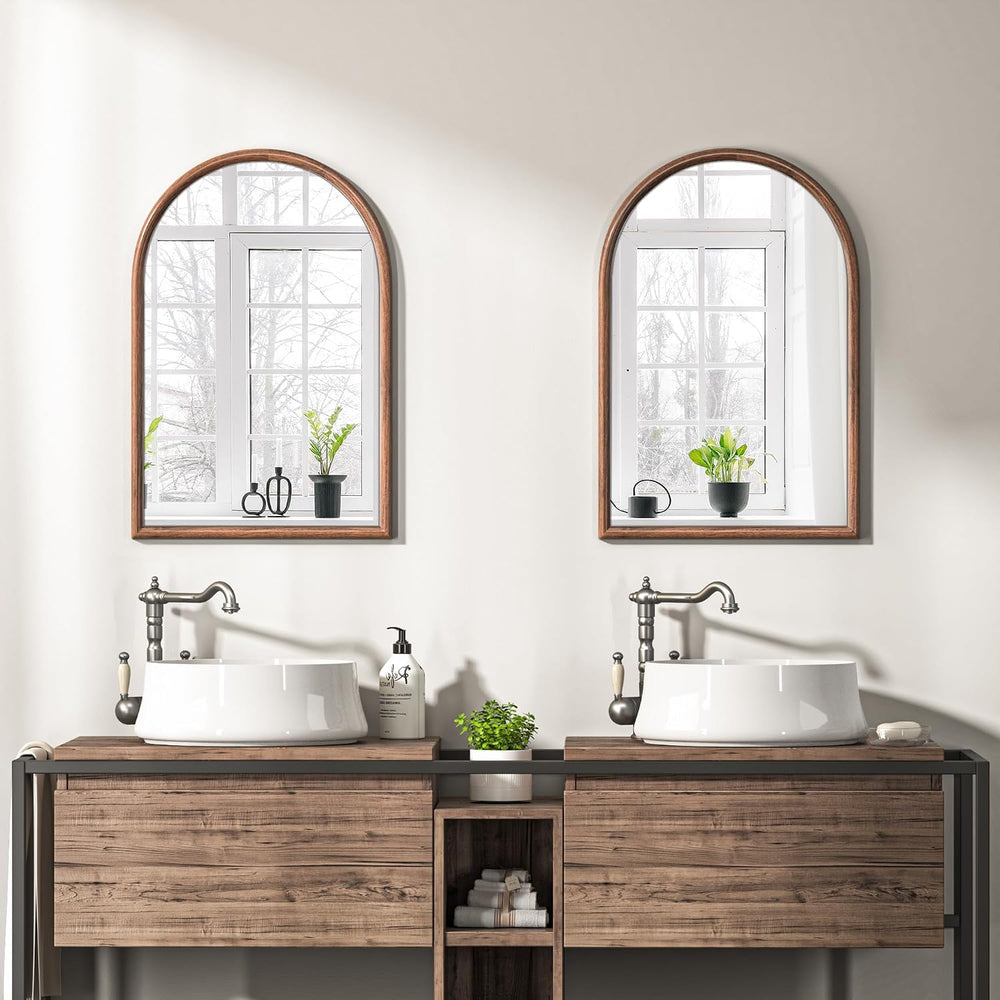 20"x30" Arch Wall Mirror for Wall, Wall Mounted Vanity Mirror for B...