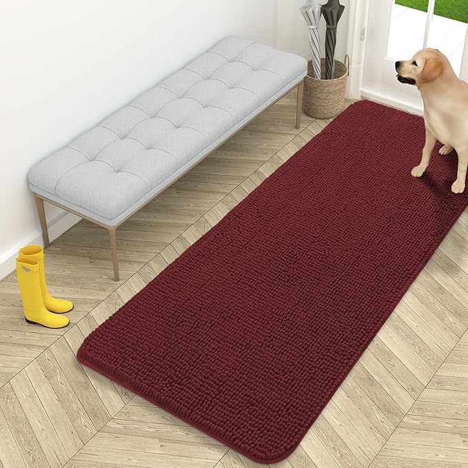 OLANLY Dog Door Mat for Muddy Paws 59x24, Absorbs Moisture and Dirt, Absorbent by OLANLY