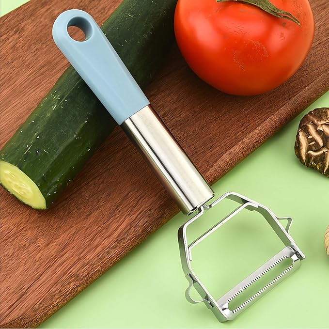 Vegetable Peeler, Stainless Steel Y-Shaped Peeler, Ergonomic Non-Slip Handle - Image 6