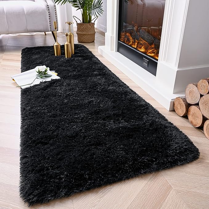 Chicrug Soft Runner Rugs for Bedroom Living Room Plush Fluffy Rug 2x5 Feet - Image 2