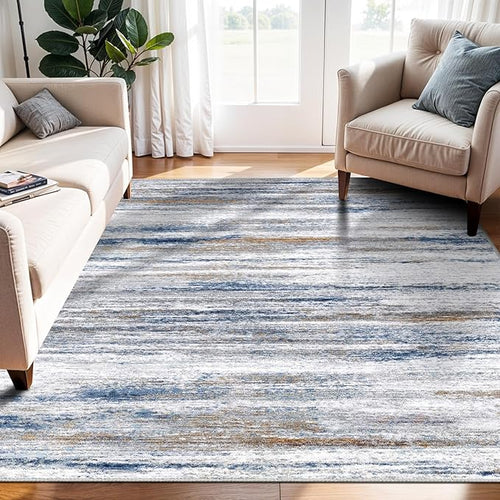 4x6 Rugs for Living Room: Non-Slip Washable Area Rug for Hallway Entryway by WIEVEDENS