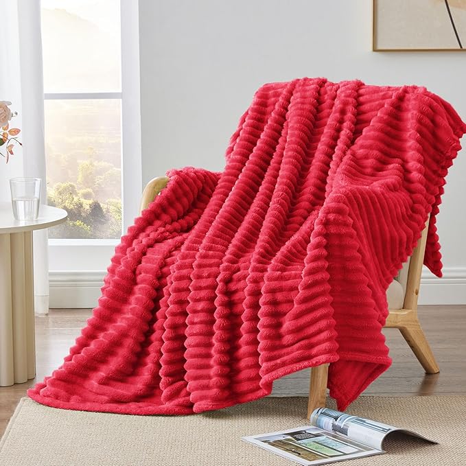 BEDELITE Twin Blanket for Couch & Bed, 300GSM Soft & Warm Fleece Blanket - Image 2