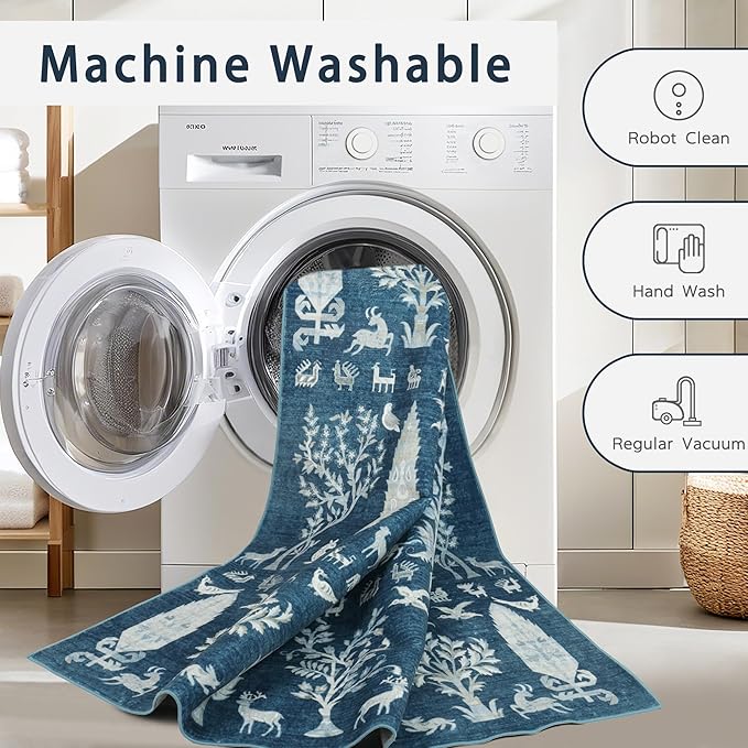 Washable Rugs 8x10 Area Rugs for Living Room, Dining Room- Large Ultra Soft - Image 4