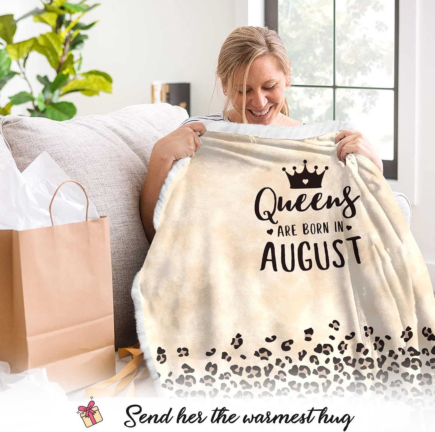 Birthday Gifts for Women - Queens Wearable Blanket