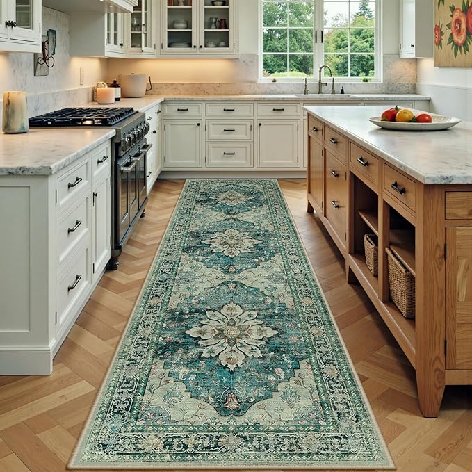 RELEANY Area Rugs 3'x9' Runner Rug Non Slip Washable by RELEANY