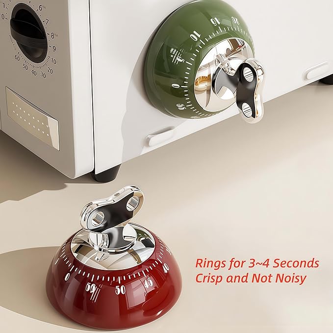 Magnetic Mechanical Kitchen Timer - Image 5