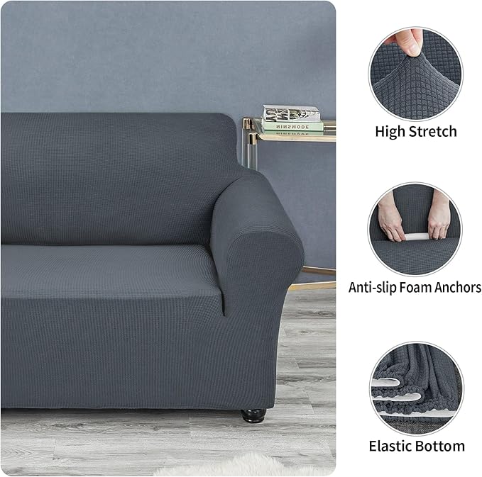 Joccun Stretch Chair Couch Cover, 1-Piece Sofa Slipcover Spandex Jacquard - Image 5