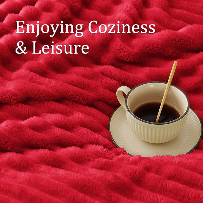 BEDELITE King Size Blanket for Bed, 300GSM Soft & Warm Fleece Blanket, - Image 5