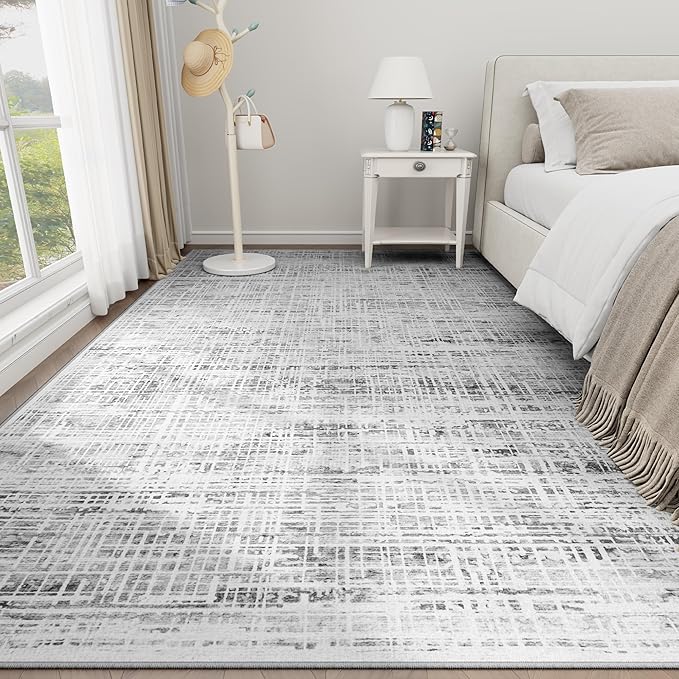 8x10 Area Rugs Washable Rug: Anti-Skid Abstract Modern Living Room Rug Soft - Image 9