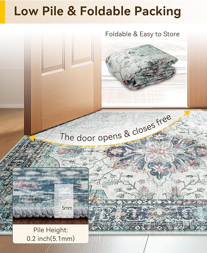 Area Rugs 2'x3' Kitchen Rugs Entry Rug Small Rugs - Image 7