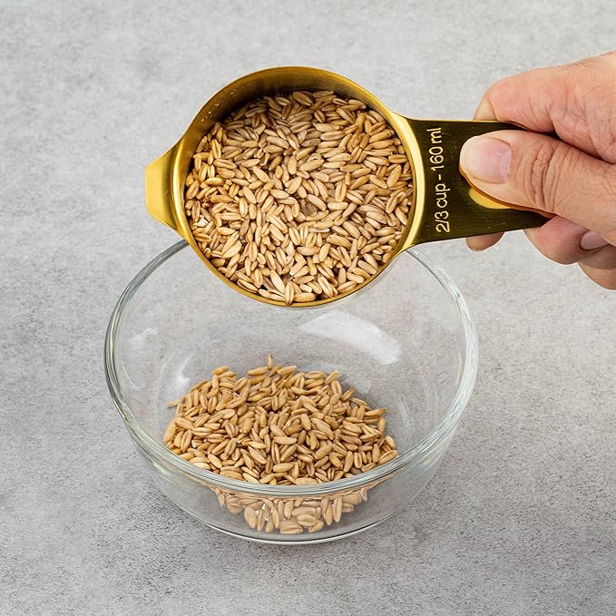Set of 7 Heavy Duty Measuring Cups, 18/8 Stainless Steel - Image 7