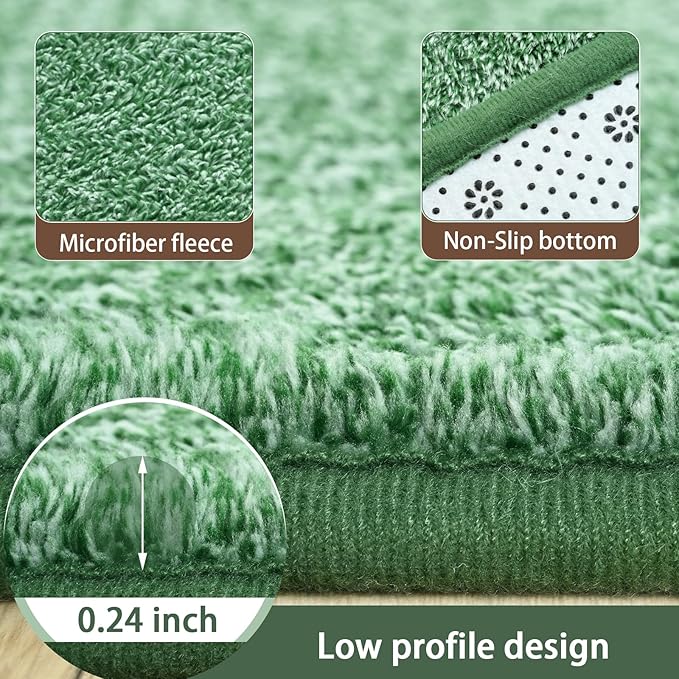 AROGAN Washable 2x8 Runner Rug for Hallway, Long Runner Rugs wtih Soft Memory - Image 6