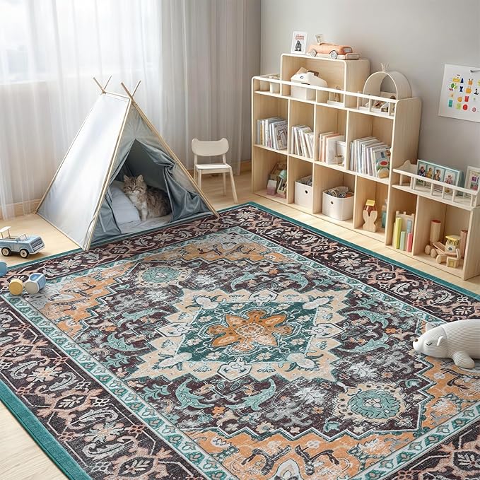 Lofus 5x7 Area Rugs for Living Room, Washable Area Rug, Rugs for Bedroom - Image 4
