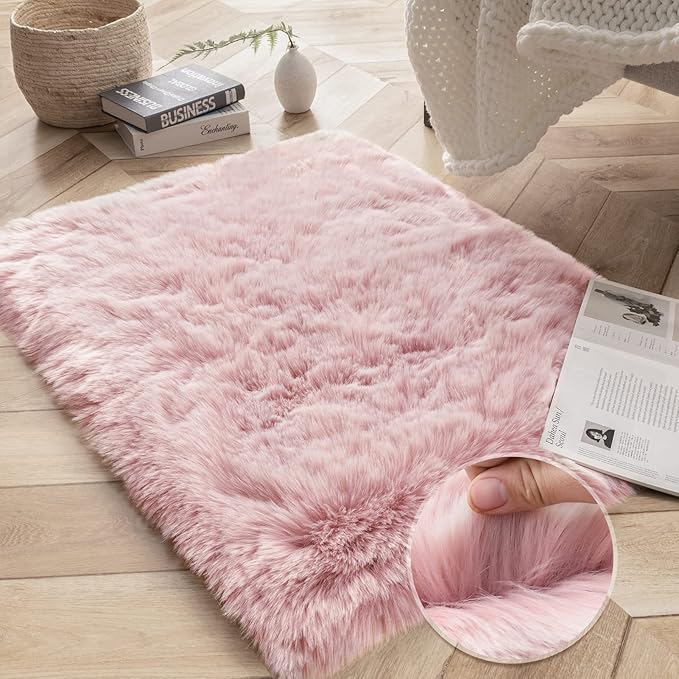 Ashler HOME DECO Soft Fox Faux Fur Chair Couch Cover Area Rug by AshlerHomeDeco