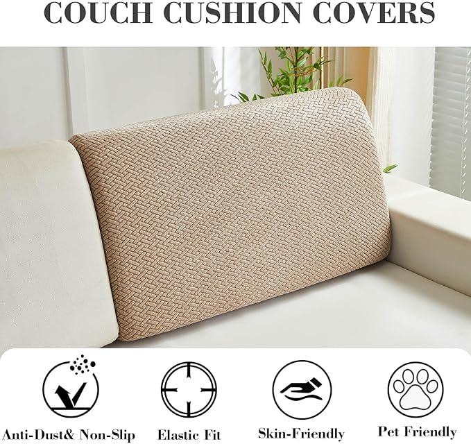 Sofa Covers Couch Covers for Sofa Pet Friendly Couch Cushion Covers Universal - Image 3