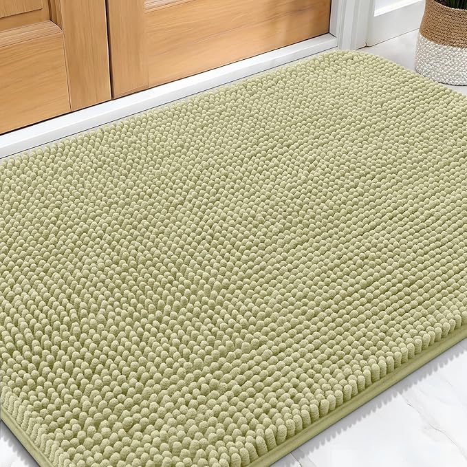 OLANLY Dog Door Mat for Muddy Paws 34x21, Absorbs Moisture and Dirt, Absorbent by OLANLY
