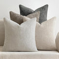 MIULEE Pack of 4 Couch Throw Pillow Covers 16x16 Inch Neutral Soft Decorative by MIULEE