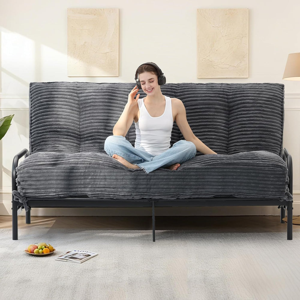 10" Futon Mattress Full Size, Ultra Thick Futons Sofa Couch Bed Sleeper ...