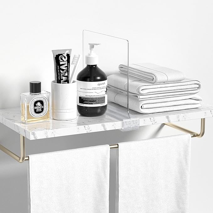 12 PCS Shelf Dividers for Closet Organization Acrylic Clear Closet Shelf - Image 6