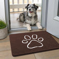 Smiry Dog Door Mat for Muddy Paws, Absorbent Dirt Trapper Non Slip Quick Dry by Smiry