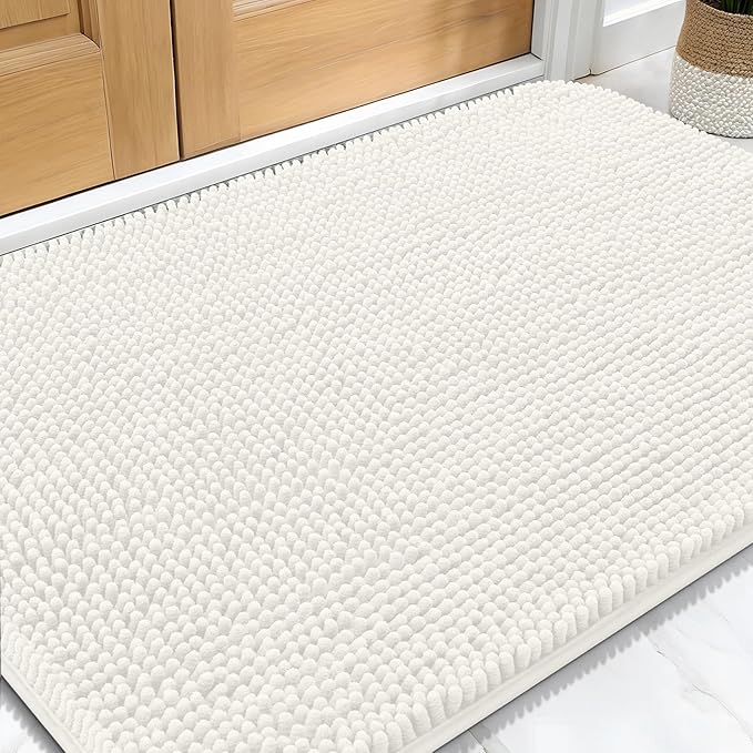 OLANLY Dog Door Mat for Muddy Paws 30x20, Absorbs Moisture and Dirt, Absorbent by OLANLY