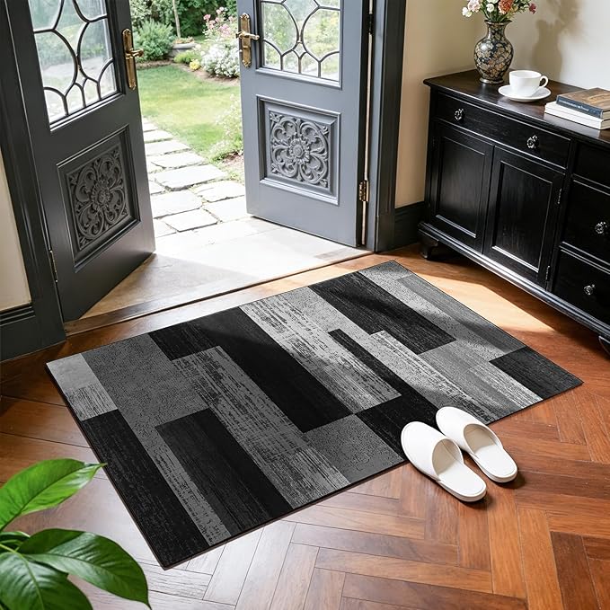 LIANLAM 2x3 Washable Entryway Rug, Non-Slip Indoor Door Mat - Image 4