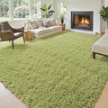 9x12 Area Rugs for Living Room Bedroom, Large Area Rug Shag Shaggy Carpet Soft by Junhejiamei