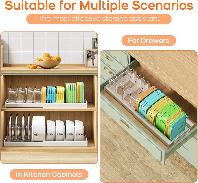 Nigelia 2 Pack Pots and Pans Organizer - Image 2
