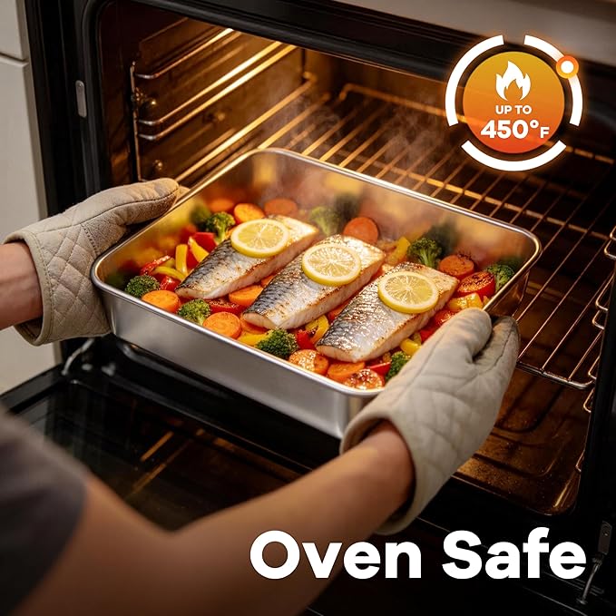 LIANYU 8 x 8 Square Baking Pan - Image 6