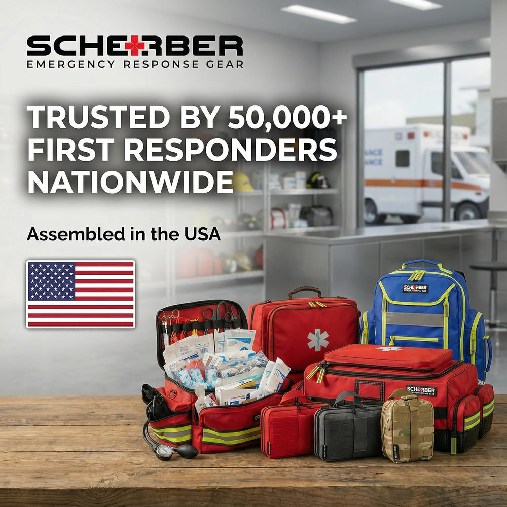 Scherber Premium IFAK Kit Trauma Pack | HSA/FSA Approved | SOF Tourniquet, Qu...