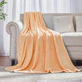 Pink Throw Blanket for Woman Throw Size Coral Pink 50 by 60 Inches for Couch by JIAHANNHA
