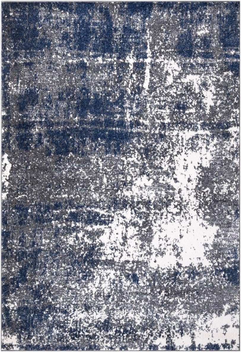 Keen Home Design Abstract Non-Shedding Area Rug, Soft Thick Pile, 4x6