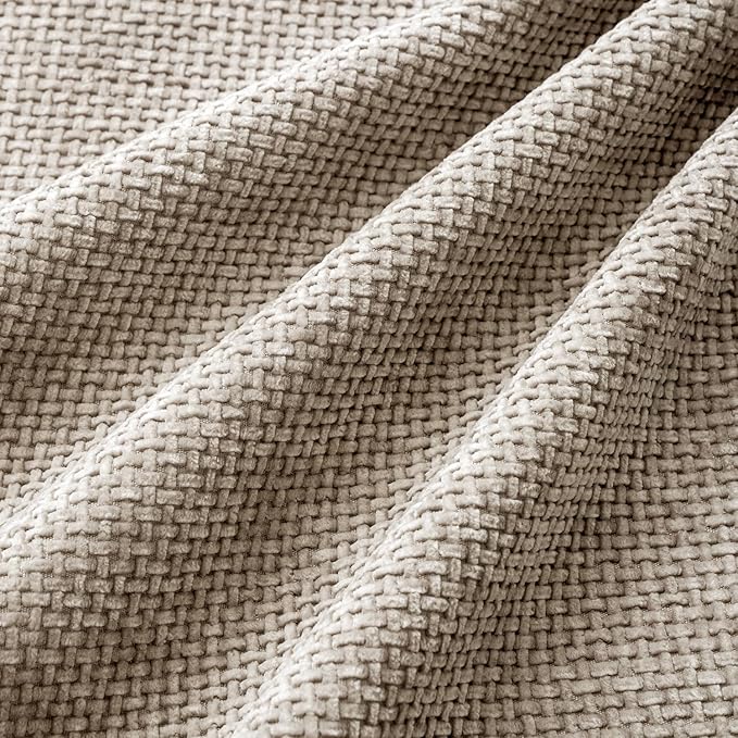 MIULEE Pack of 4 Couch Throw Pillow Covers 20x20 Inch Khaki Soft Decorative