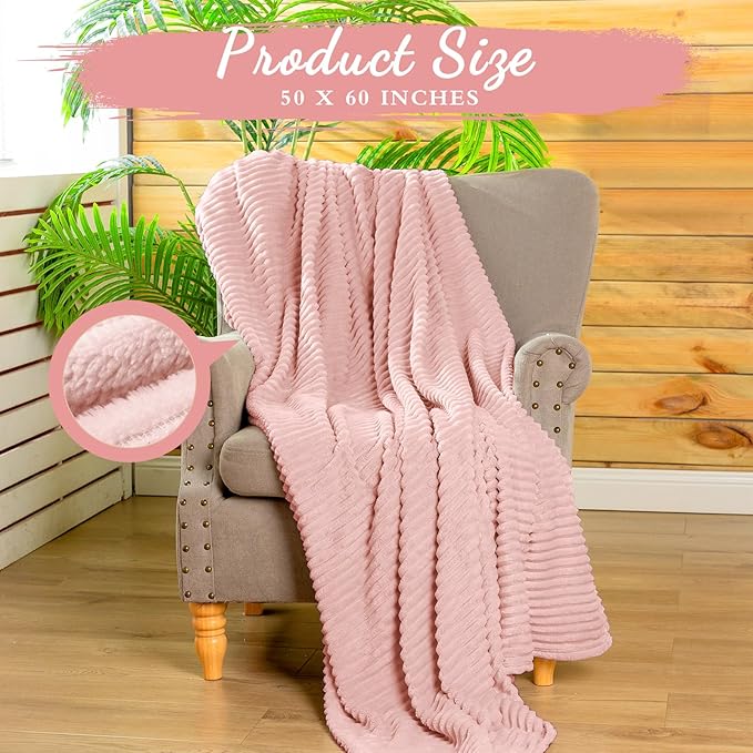 Buryeah 12 Pcs Flannel Throw Blanket Bulk 50 x 60 in Sleepover Blanket Outdoor - Image 3