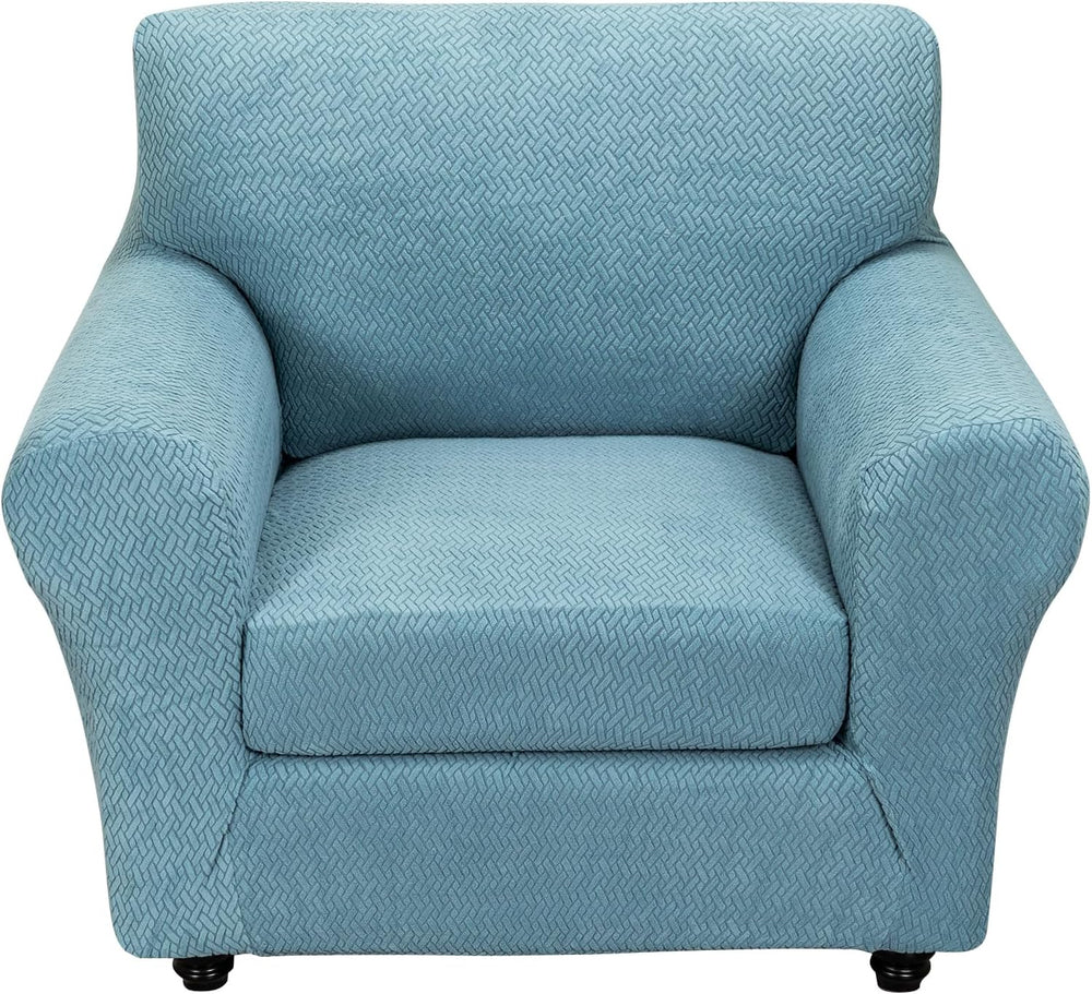 FUANGUI 2 Piece Chair Covers Armchair Arm Covers Chair Couch Covers