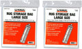 U-Haul Large Rug Storage Bags - Fit up to 6' x 9' Rugs - 20" x 92" Bags - Pack of 2 Bags