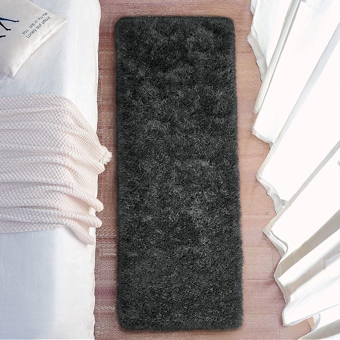 Chicrug Soft Runner Rugs for Bedroom Living Room Plush Fluffy Rug 2x6 Feet - Image 6