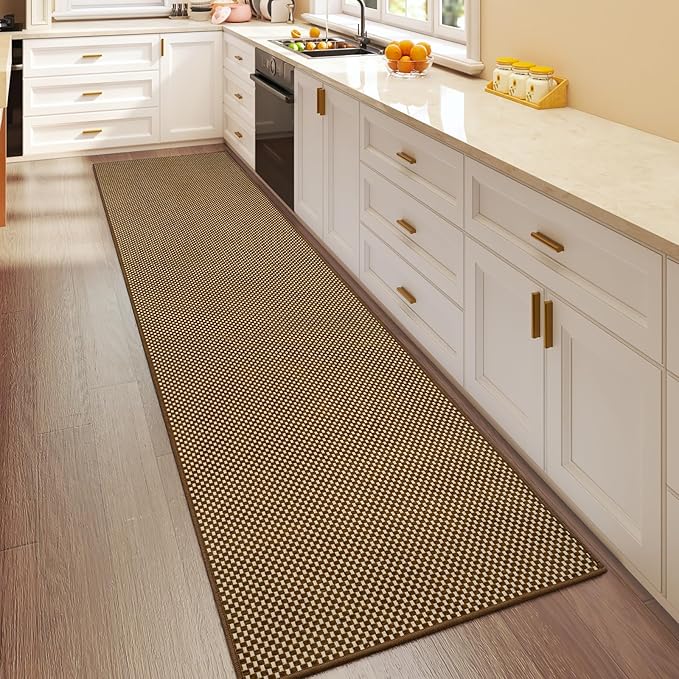 YDKGL 2x8 ft Hallway Runner Rug Extra Long Boho Woven Kitchen Runner Rugs Mat