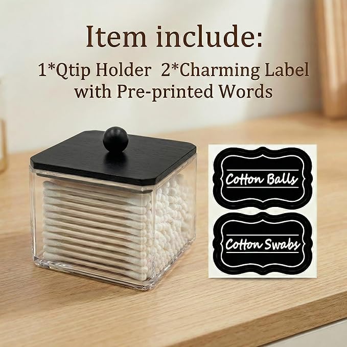SheeChung Qtip Holder for Bathroom - Image 2