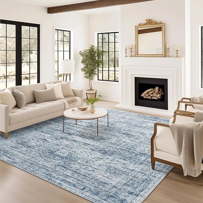6x9 Area Rug for Living Room Washable 6x9 Non-Slip Modern Rugs for Bedroom - Image 8
